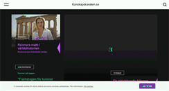 Desktop Screenshot of kunskapskanalen.se